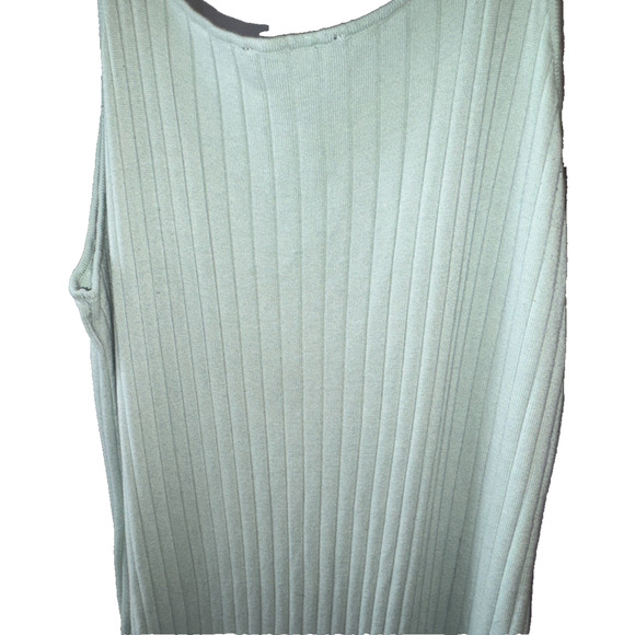 Eloquii Seafoam Green Ribbed Maxi Dress (no Belt) Size 26/28 - Picture 11 of 15